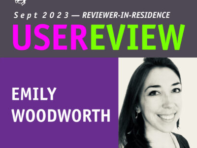September 2023 Reviewer-in-Residence: Emily Woodworth