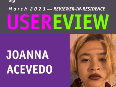 March 2023 Reviewer-in-Residence: Joanna Acevedo
