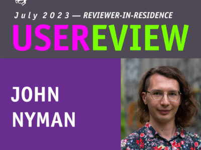 July 2023 Reviewer-in-Residence: John Nyman