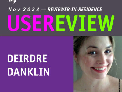 December 2023 Reviewer-in-Residence: Deirdre Danklin